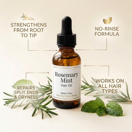 Rosemary Mint Hair Strengthening Oil
