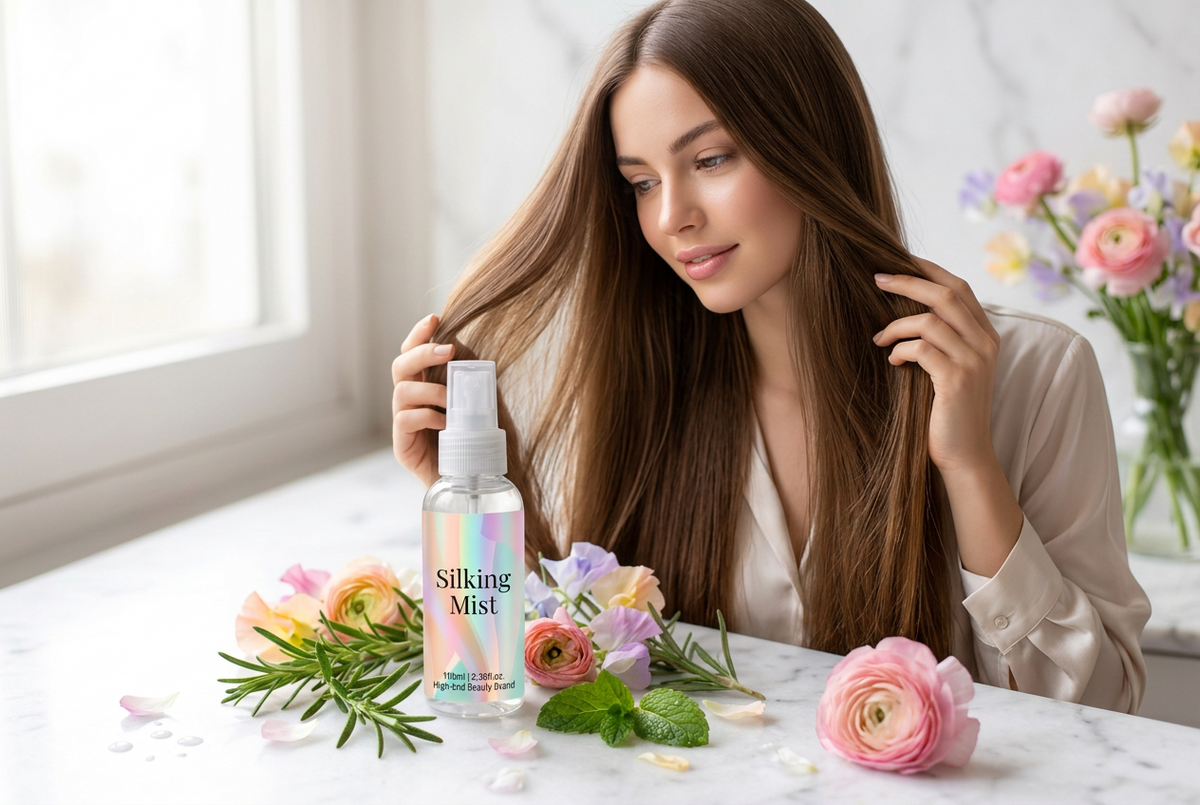Silky Hair Spray Heat Protection & Shine