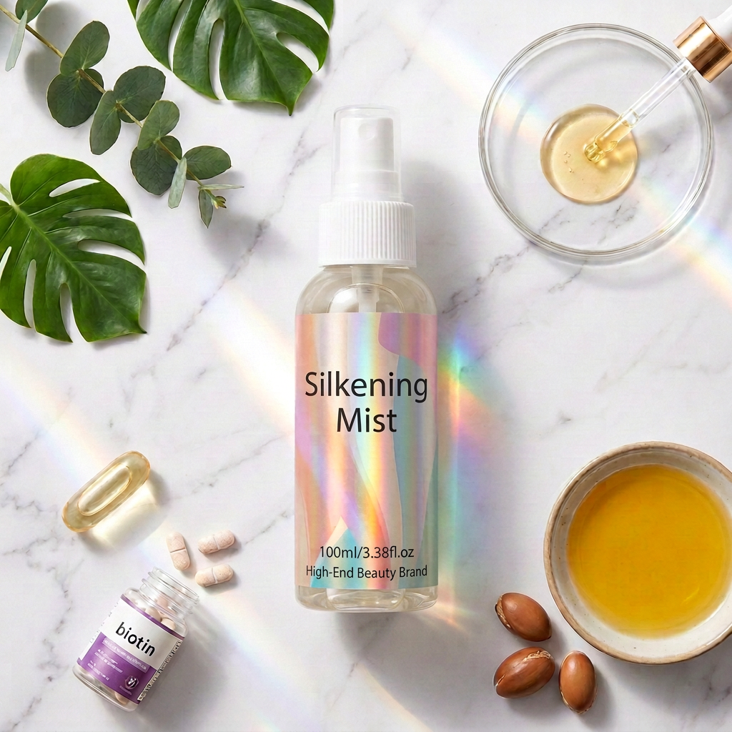 Silky Hair Spray Heat Protection & Shine